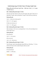 giai bai tap trang 176 sgk toan 3 on tap ve giai toan