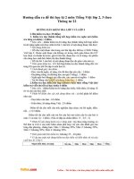 huong dan ra de mon tieng viet theo Thong tu 22 lop 2 3