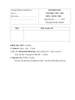 de khao sat chat luong mon tieng viet lop 3 nam 2015 2016 truong tieu hoc tan ho co