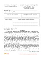 de thi hoc ki 2 mon Tieng viet lop 5 truong tieu hoc ky phu nam 2016 2017