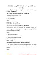 giai bai tap trang 175 sgk toan 4 on tap ve so trung binh cong