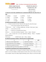 de kiem tra hoc ky 1 mon tieng anh lop 7 truong thcs phan boi chau quang nam nam hoc 2014 2015