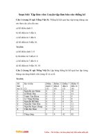 tap lam van lop 5 tuan 5 luyen tap lam bao cao thong ke