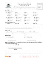 bai tap cuoi tuan lop 3 tu tuan 1 den tuan 4