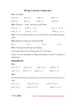 bai tap toan lop 3 bang chia 6