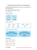 giai bai tap trang 25 sgk toan 1 luyen tap chung