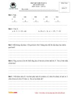bai tap cuoi tuan cho HSG lop 3 tuan 11 12