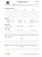 bai tap cuoi tuan cho HSY lop 3 tuan 10 11