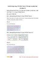 giai bai tap trang 170 sgk toan 4 on tap cac phep tinh ve phan so tiep theo