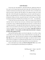 Trang thiết bị điện tàu container 1800 TEU  đi sâu nghiên cứu thiết kế phần điện động lực và điều khiển của hệ thống chống nghiêng tàu thủy 