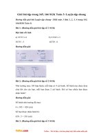 giai bai tap trang 165 166 sgk toan 3 luyen tap chung
