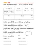 de thi giua hoc ki 2 mon toan lop 3 truong tieu hoc hoa hung 3 nam 2015 2016