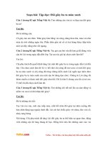 tap doc lop 4 doi giay ba ta mau xanh