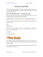 Hình ảnh trong HTML | 190 thẻ HTML hay nhất PDF hinh anh trong html