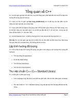 C++ là gì - 101 bài hướng dẫn C++ miễn phí PDF