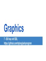 Lịch học Tài liệu Bài tập - INT 2202 Lập trình nâng cao. Nhóm 3 và nhóm 5 Lec7 8 SDL.b