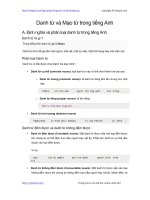 Danh từ và Mạo từ trong tiếng Anh danh tu va mao tu