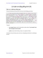 loi cam on trong tieng anh 2