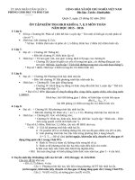 Toan THCS On tap kiem tra hoc ky 2 20152016