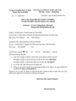 CBTT   thay đổi số lượng cổ phiếu   DST1