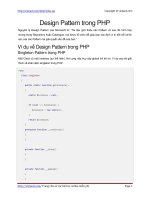 Design Pattern trong PHP | 297 bài hướng dẫn PHP hay nhất php design patterns