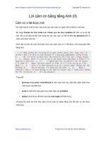 loi cam on trong tieng anh 1