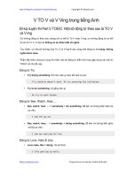 v to v va v ving trong tieng anh