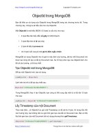 ObjectId trong MongoDB | 41 bài học miễn phí MongoDB hay nhất