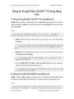 dong tu khuyet thieu ought to trong tieng anh