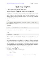 hau to trong tieng anh