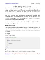 Hàm trong JavaScript | 208 bài học Javascript miễn phí hay nhất PDF