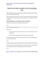 danh tu so nhieu va danh tu so it trong tieng anh