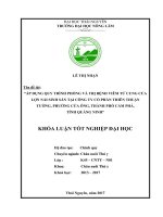 Áp dụng quy trình phòng và trị bệnh viêm tử cung của lợn nái sinh sản ở Công ty cổ phần Thiên Thuận Tường  phường Cửa Ông  thành phố Cẩm Phả. (Khóa luận tốt nghiệp)
