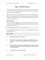 Đọc - Ghi File trong C | 64 bài học lập trình C hay nhất file io trong c