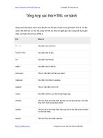 tong hop cac the html5 co ban