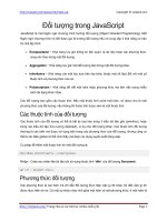 Đối tượng trong JavaScript | 208 bài học Javascript miễn phí hay nhất PDF