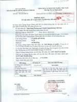 Quyết định số 1178 của SGD CK TP HCM về việc niêm yết và giao dịch cổ phiếu thay đổi niêm yết