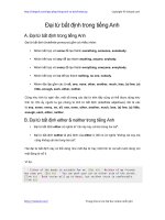 dai tu bat dinh trong tieng anh 2