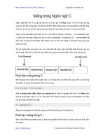 Mảng trong C | 64 bài học lập trình C hay nhất PDF mang trong c