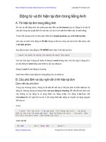 dong tu va thi hien tai don trong tieng anh