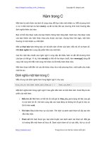 Hàm trong C | 64 bài học lập trình C hay nhất PDF ham trong c