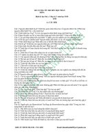 ĐỀ CƯƠNG ÔN THI HẾT HỌC PHẦN MÔN BỆNH LÝ THÚ Y 1