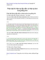 thi hien tai tiep dien va hien tai don trong tieng anh