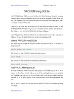 VACUUM trong SQLite | 54 bài học SQLite miễn phí hay nhất PDF vacuum trong sqlite