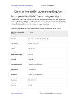 danh tu khong dem duoc trong tieng anh