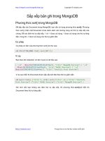 Sắp xếp bản ghi trong MongoDB | 41 bài học miễn phí MongoDB hay nhất mongodb sort record