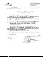 Thông báo số 59 - chốt danh sách cổ đông - Quan hệ cổ đông