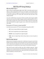 restful api trong nodejs