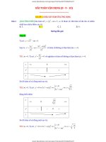 GIẢI CHI TIẾT các bài TOÁN vận DỤNG cao TRONG các đề THI THỬ môn TOÁN