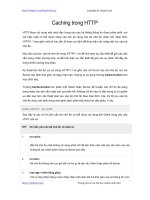 Caching trong HTTP | 15 bài học HTTP miễn phí hay nhất